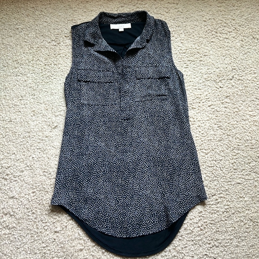 LOFT Tank: Black/White